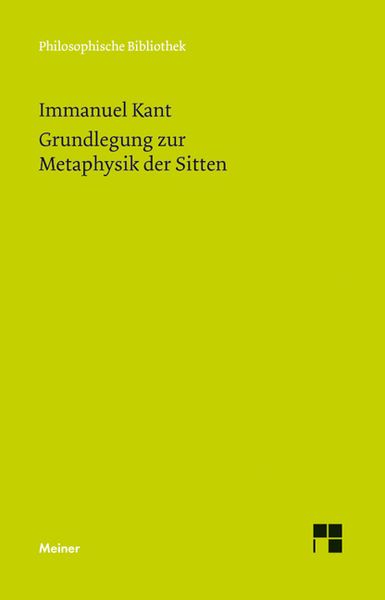Produktbild: Grundlegung zur Metaphysik der Sitten