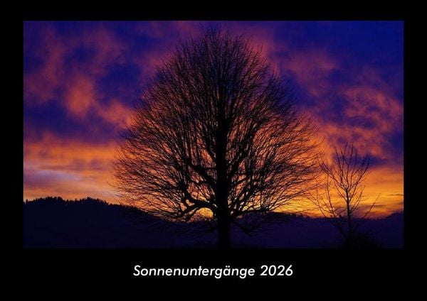 Sonnenuntergänge 2026 Fotokalender DIN A3