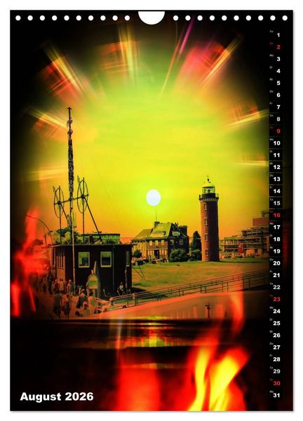 Produktbild: Leuchtt&uuml;rme Kalender der besonderen Art (Wandkalender 2026 DIN A4 hoch), CALVENDO Monatskalender