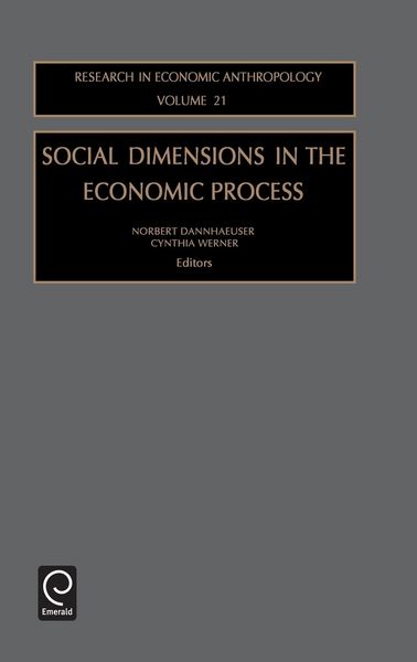 Produktbild: Social Dimensions in the Economic Process