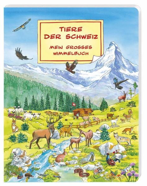 Produktbild: Tiere der Schweiz - Mein grosses Wimmelbuch
