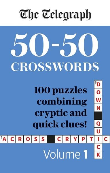 Produktbild: The Telegraph 50-50 Crosswords Volume 1