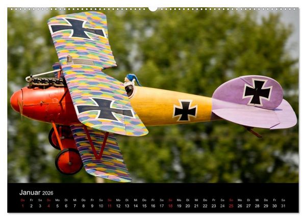 Produktbild: Modellflieger (hochwertiger Premium Wandkalender 2026 DIN A2 quer), Kunstdruck in Hochglanz