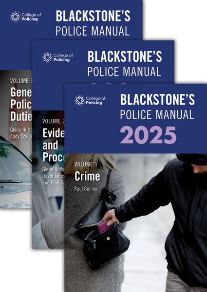 Produktbild: Blackstone's Police Manuals 2025 Three Volume Set