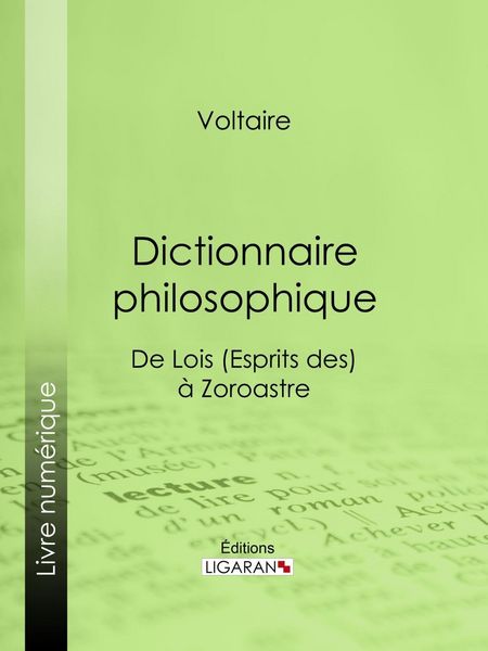Produktbild: Dictionnaire philosophique