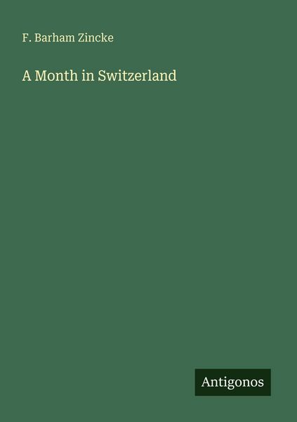 Produktbild: A Month in Switzerland
