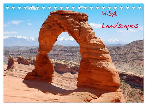 Produktbild: USA Landscapes (Tischkalender 2026 DIN A5 quer), CALVENDO Monatskalender