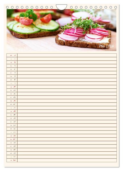 Produktbild: Guten Appetit (Wandkalender 2026 DIN A4 hoch), CALVENDO Monatskalender