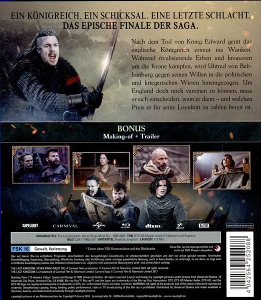 Produktbild: The Last Kingdom: Seven Kings Must Die