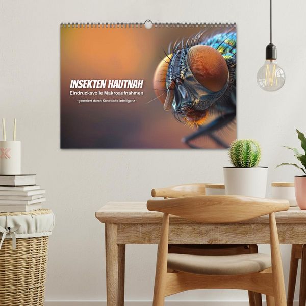 Produktbild: Insekten hautnah (Wandkalender 2026 DIN A3 quer), CALVENDO Monatskalender