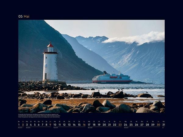 Produktbild: Hurtigruten - KUNTH Wandkalender 2027