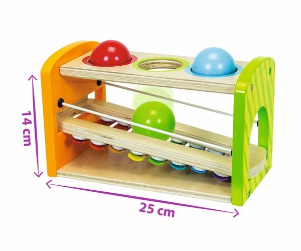 Produktbild: Eichhorn Color, Xylophon Klopfbank