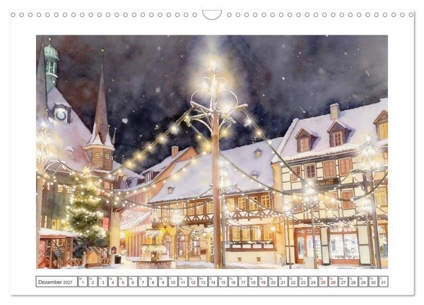 Produktbild: Bezaubernde St&auml;dte in Sachsen-Anhalt (Wandkalender 2027 DIN A3 quer), CALVENDO Monatskalender