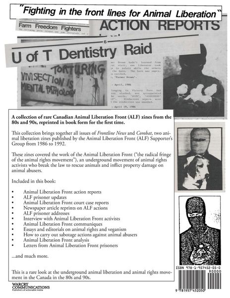 Produktbild: The Animal Liberation Front (ALF) In Canada, 1986-1992