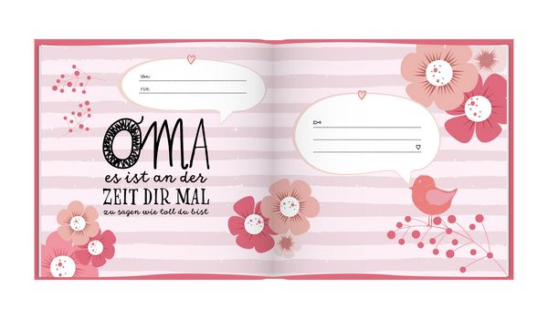 Produktbild: Das Erinnerungsbuch f&uuml;r die beste Oma der Welt. Ausf&uuml;llbuch zum Verschenken f&uuml;r die Oma zum Geburtstag, oder Muttertag. Liebevolle Geschenkidee f&uuml;r Oma von Enkeltochter und Enkelsohn. Geschenkbuch