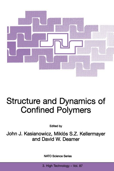 Produktbild: Structure and Dynamics of Confined Polymers