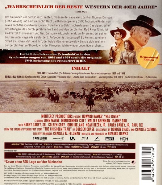 Produktbild: Red River - Panik am roten Fluss - 2-Disc Edition (Blu-ray + Bonus-Blu-ray)