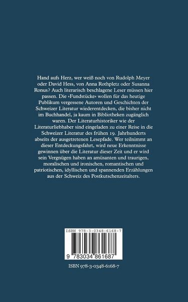 Produktbild: Fundst&uuml;cke der Schweizer Erz&auml;hlkunst