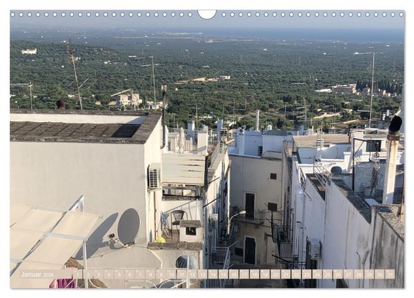 Produktbild: Ostuni - Apuliens wei&szlig;e Stadt (Wandkalender 2026 DIN A3 quer), CALVENDO Monatskalender