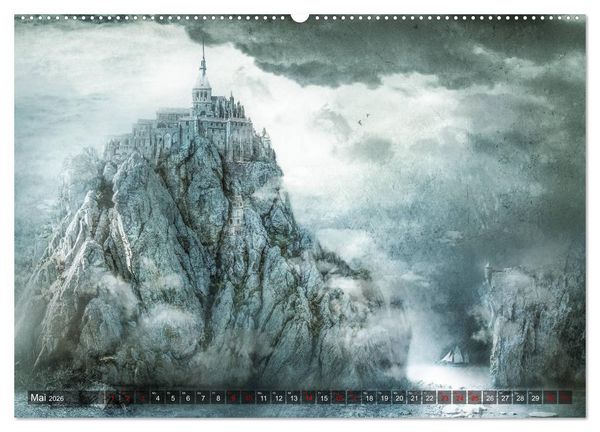 Produktbild: Willkommen im Reich der Fantasie (Wandkalender 2026 DIN A2 quer), CALVENDO Monatskalender