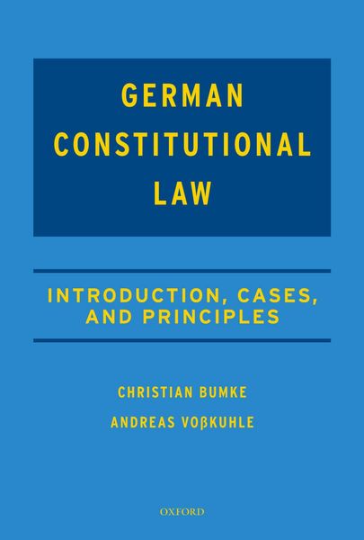 Produktbild: German Constitutional Law