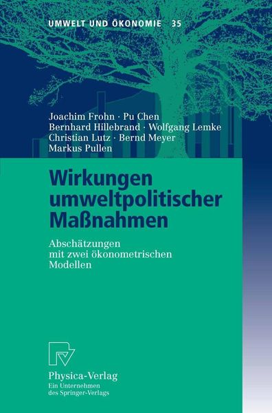 Produktbild: Wirkungen umweltpolitischer Ma&szlig;nahmen