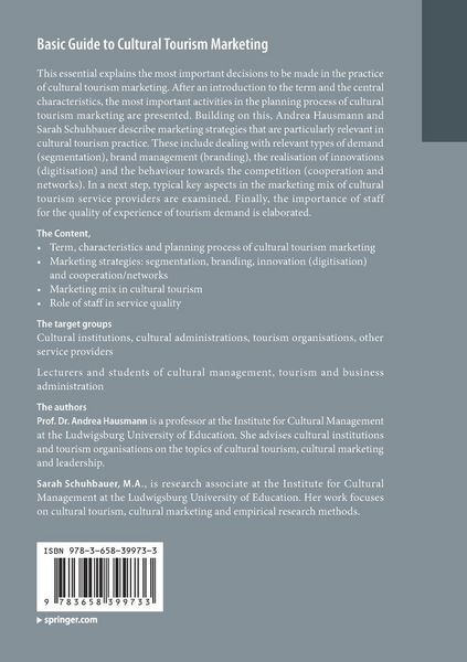 Produktbild: Basic Guide to Cultural Tourism Marketing