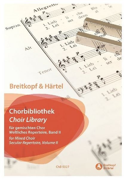 Produktbild: Chorbibliothek f&uuml;r gem. Chor, weltlich, Bd. II