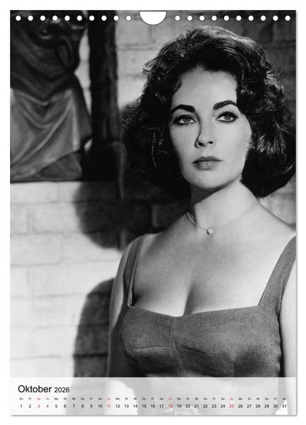 Produktbild: Elizabeth Taylor (Wandkalender 2026 DIN A4 hoch), CALVENDO Monatskalender