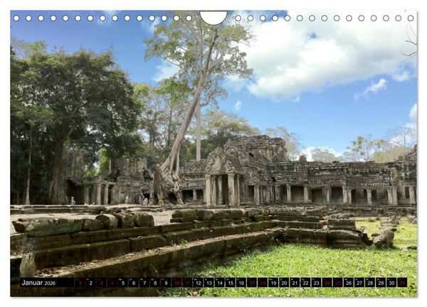 Produktbild: Angkor - Mythos im Reich der Khmer (Wandkalender 2026 DIN A4 quer), CALVENDO Monatskalender