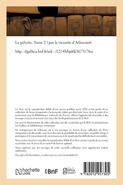 Produktbild: Le p&egrave;lerin. Tome 2
