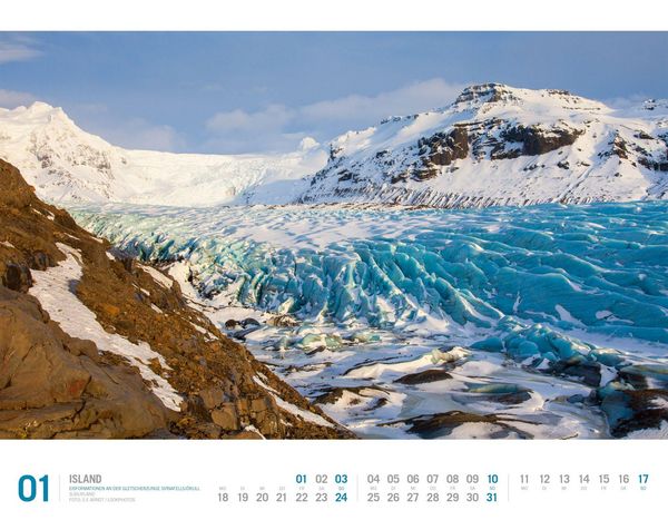 Produktbild: Island Kalender 2027 | Unterwegs zwischen Gletschern und Geysiren