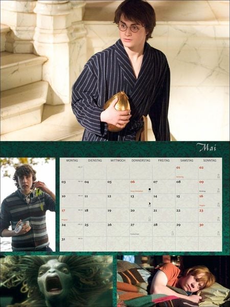 Produktbild: Harry Potter Broschur XL Kalender 2027