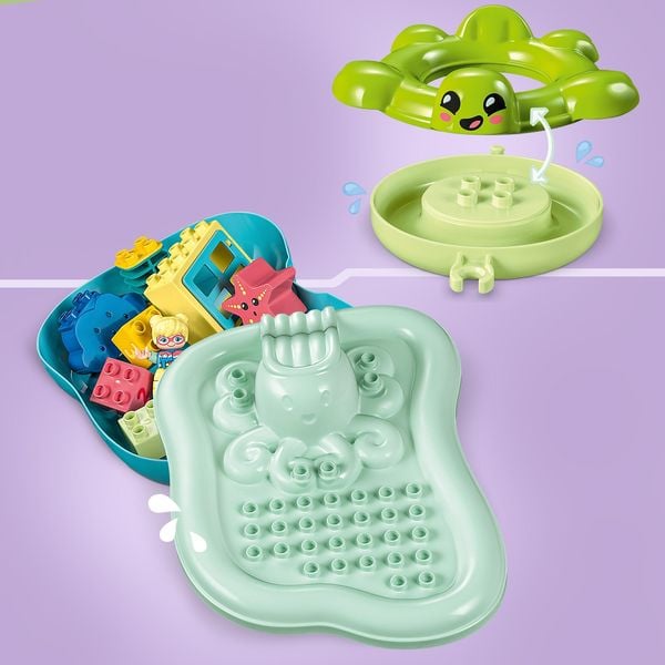 LEGO DUPLO 10989 Wasserrutsche Set, Wasserspielzeug für die Badewanne