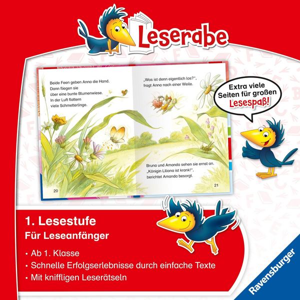 Produktbild: Leserabe Sonderausgaben - Feenabenteuer zum Lesenlernen