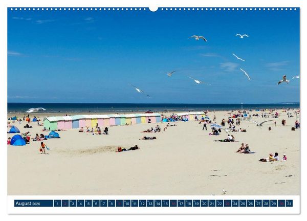 Produktbild: Normandie - raue K&uuml;sten, sanfte H&uuml;gel (hochwertiger Premium Wandkalender 2026 DIN A2 quer), Kunstdruck in Hochglanz