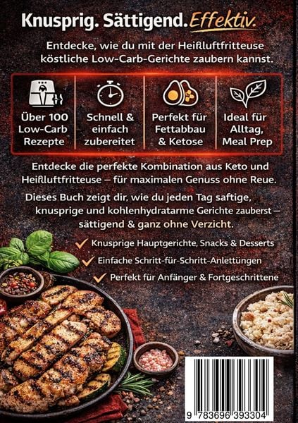 Produktbild: Hei&szlig;luftfritteuse trifft Keto - Der einfache Weg zur Bestform