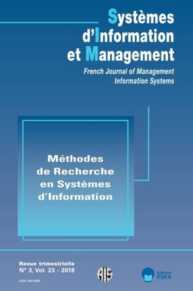 Produktbild: Syst&egrave;mes d'information et management, n 3 (2018)