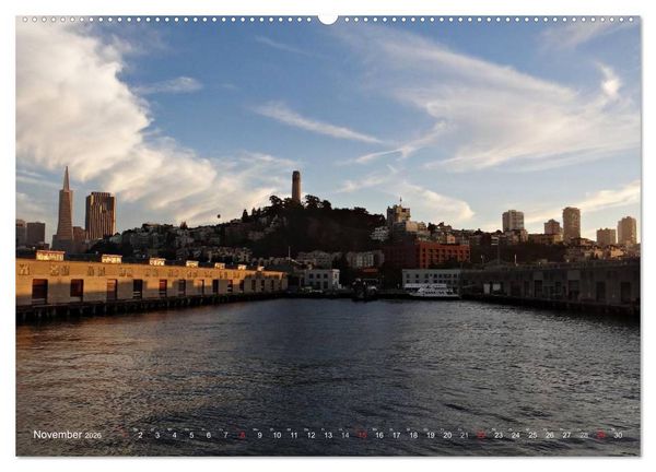 Produktbild: San Francisco Westk&uuml;ste USA (hochwertiger Premium Wandkalender 2026 DIN A2 quer), Kunstdruck in Hochglanz