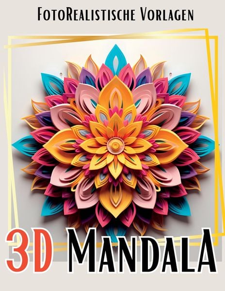 Produktbild: 3D Mandala Malbuch &bdquo;Black & White&ldquo;