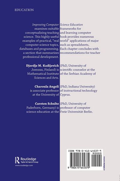 Produktbild: Improving Computer Science Education