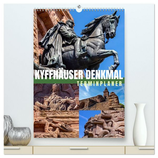 Produktbild: Kyffh&auml;user Denkmal - Terminplaner (hochwertiger Premium Wandkalender 2026 DIN A2 hoch), Kunstdruck in Hochglanz