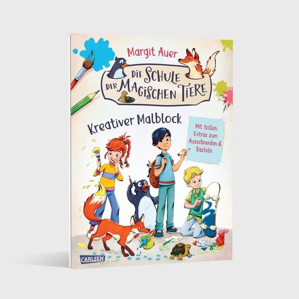 Produktbild: Die Schule der magischen Tiere Besch&auml;ftigung: Kreativer Malblock