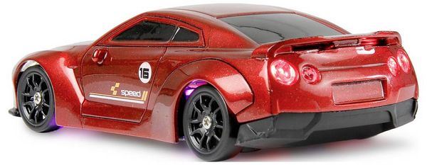 Produktbild: Amewi Drift Sport GTR Rot Brushed 1:43 RC Modellauto Elektro Sportwagen Allradantrieb (4WD) RtR 2,4 GHz