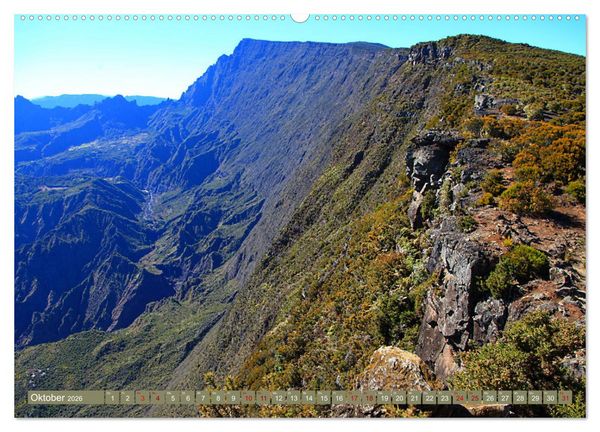 Produktbild: La R&eacute;union - Vulkane und kreolische Kultur (Wandkalender 2026 DIN A2 quer), CALVENDO Monatskalender