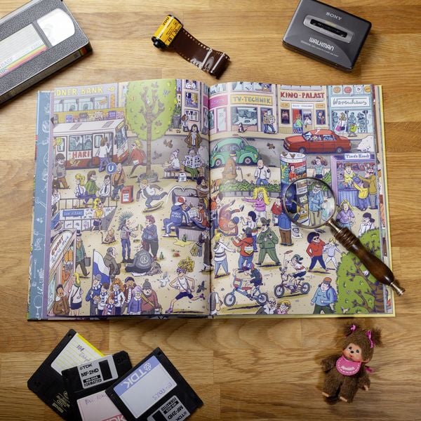 Produktbild: Die 80er Jahre - Das große Wimmelbuch von Walkman bis Wimbledon