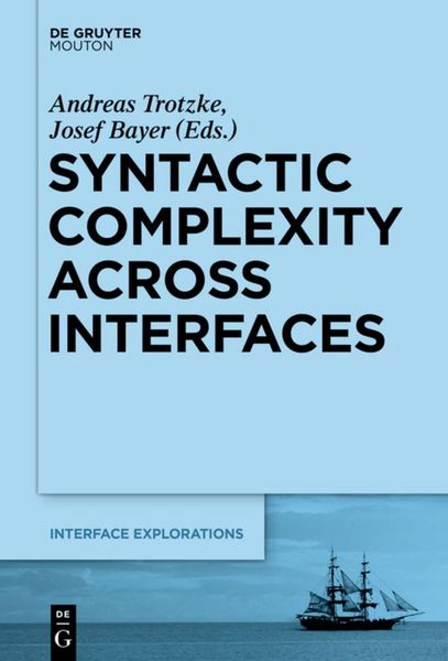 Produktbild: Syntactic Complexity across Interfaces
