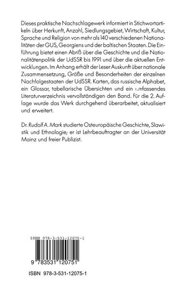 Produktbild: Die V&ouml;lker der ehemaligen Sowjetunion