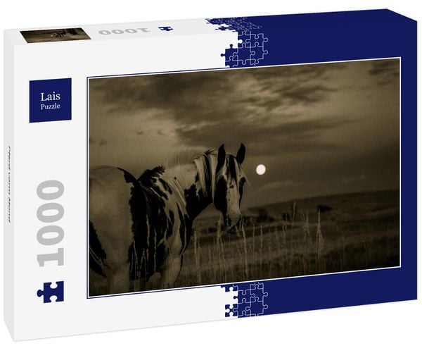 Produktbild: Lais Puzzle Pferd vorm Mond 1000 Teile