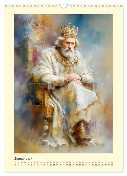 Produktbild: Tarot im Goldlicht. Zeitlose Archetypen in moderner Bildmagie (Wandkalender 2027 DIN A3 hoch), CALVENDO Monatskalender